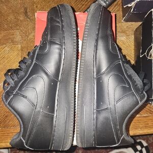 Nike Men's Black Air Force 1s